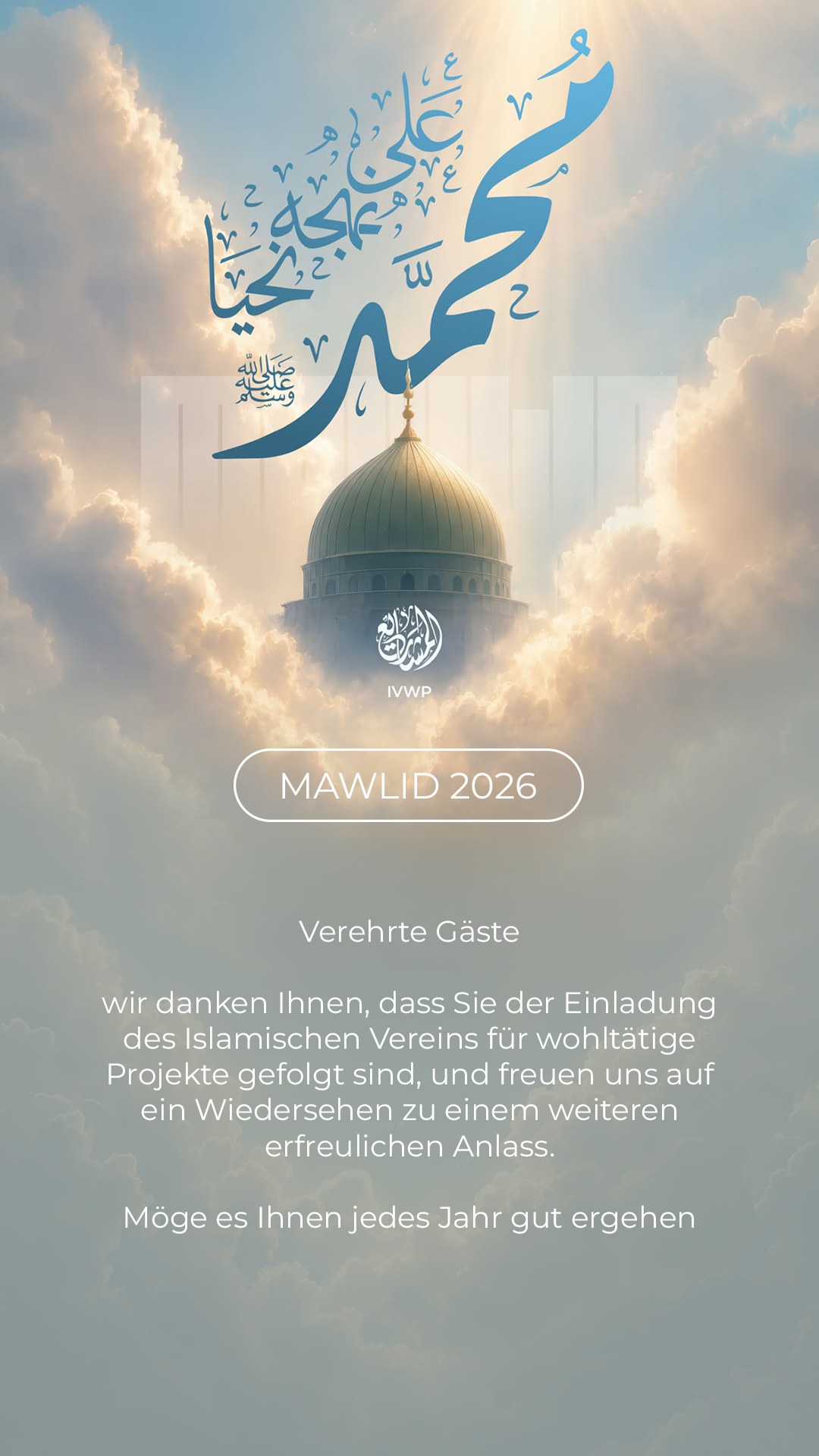 Dank an alle Gäste des Mawlid 2026